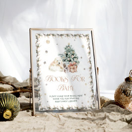 Baby är Kallet utanför Polar Bear Bokar för Baby Poster