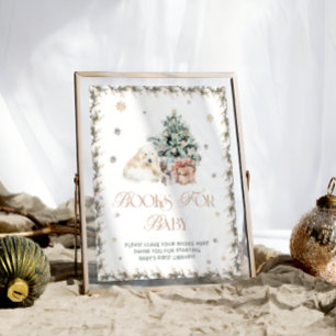 Baby är Kallet utanför Polar Bear Bokar för Baby Poster
