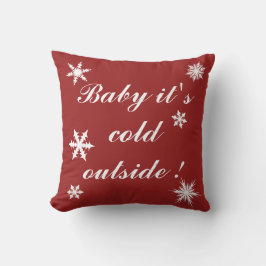 Baby är Kallet utanför Red Cushion Kudde