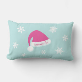 Baby är Kallet utanför Rosa och turkos Pillow Lumbarkudde