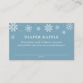 Baby är Kallet utanför Shower Diaper Raffle Biljet Tilläggskort
