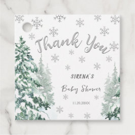 Baby är Kallet utanför | Snö Winter Baby Shower Gåvor Etiketter