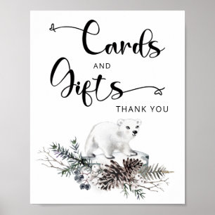 Baby är kallet utanför vinterkort och gåvor poster
