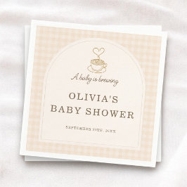 Baby är på gång Baby Shower-fest Pappersservett