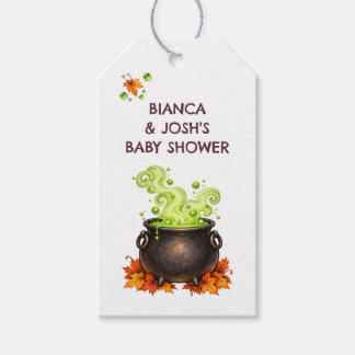 Baby är på gång Halloween Baby Shower Presentkort Presentetikett