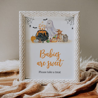 Baby är på gång Spökbabies är söta skylt