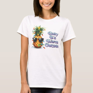 Baby är varmt utanför t shirt