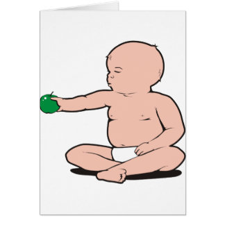 BABY ARMINNEHAV APPLE HÄLSNINGSKORT