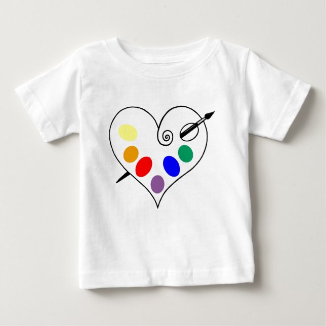 Baby Artist T Shirt (Framsida)