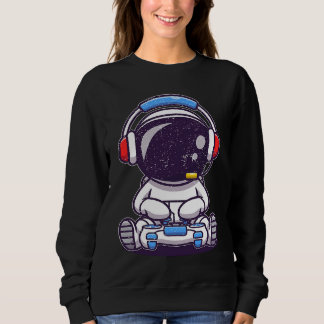 Baby Astronaut Playing Video Games T Shirt