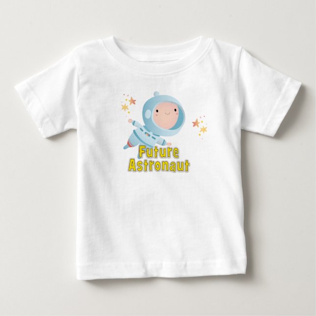 Baby Astronaut (pojke) Framtida astronaut T-Shirt (Framsida)
