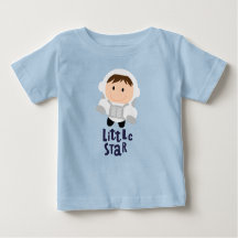 Baby Astronaut (pojke) Little Star T-Shirt
