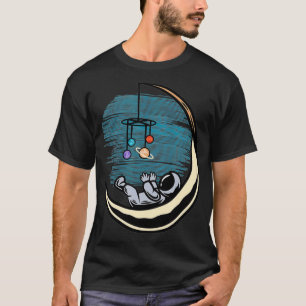 Baby Astronaut Space Eploration Stars Älskare Gift T Shirt