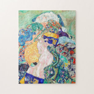 Baby av Gustav Klimt Painting Art Jigszle Puzzle Pussel