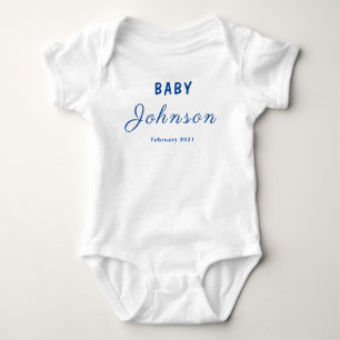 Baby avslöjar efternamn Familjeår T Shirt