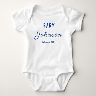 Baby avslöjar efternamn Familjeår T Shirt
