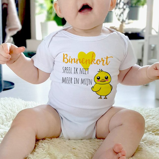 Baby avslöjar Niet meer in mijn eendje schattig T Shirt (Skapare uppladdad)