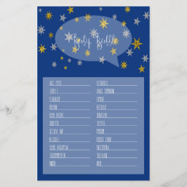 Baby Babble Little Star Baby Shower-spel