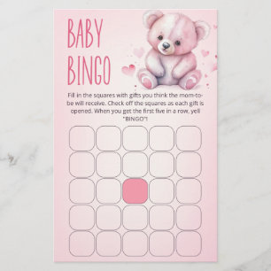Baby Baby Shower bingo-spel