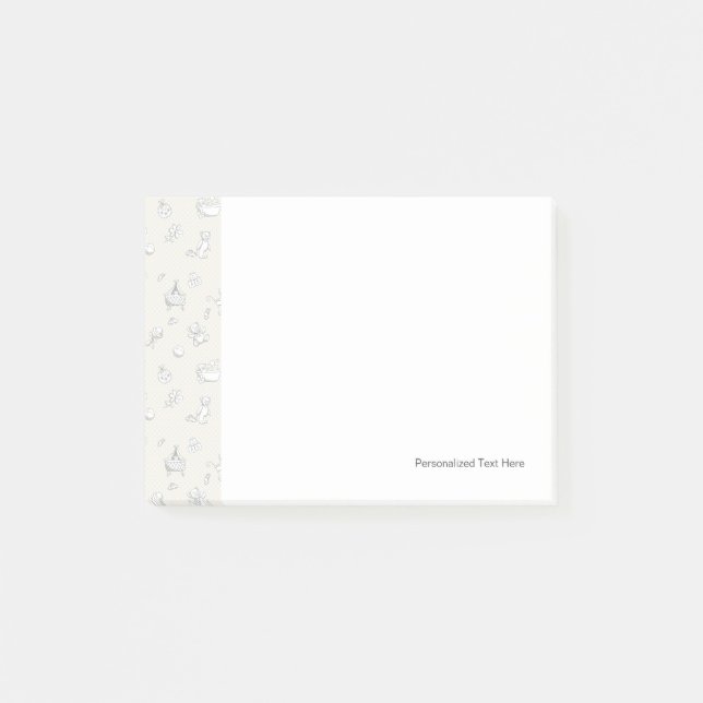 Baby-bakgrund Post-it Block (Framsida)