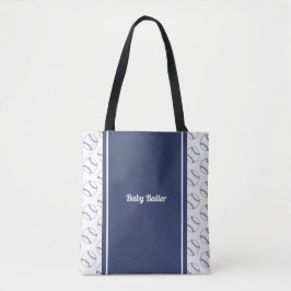 Baby Baller Baby blue Tote-väska. Tygkasse