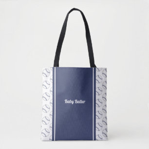 Baby Baller Baby blue Tote-väska. Tygkasse