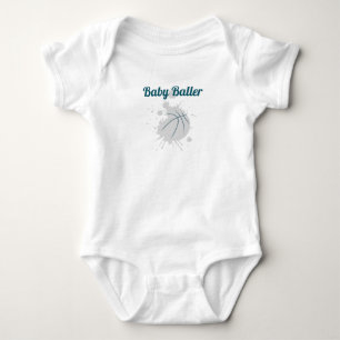 Baby Baller-kroppsdräkt Tshirt T Shirt