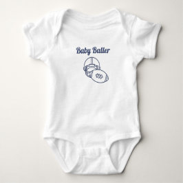 Baby Baller-kroppsdräkt Tshirt T Shirt