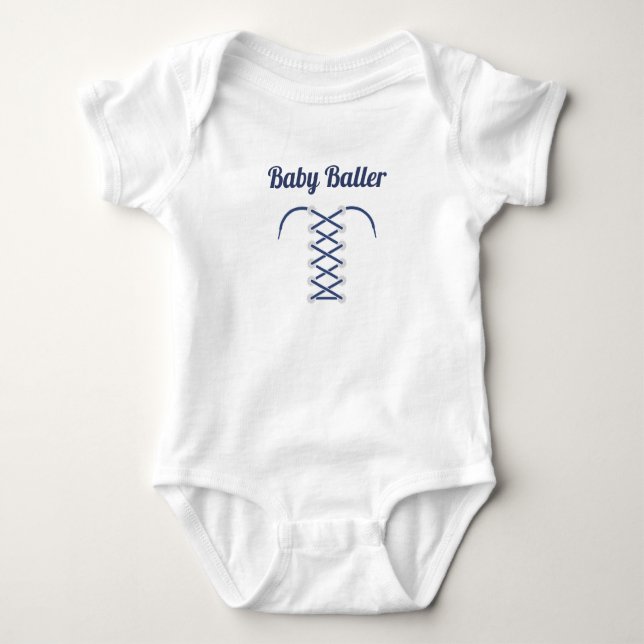 Baby Baller-kroppsdräkt Tshirt T Shirt (Framsida)