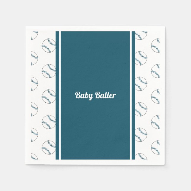 Baby Baller papper napkin Pappersservett (Framsidan)