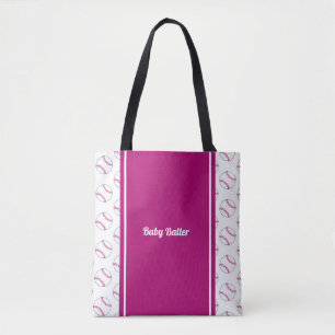 Baby baller rosa Tote Tygkasse