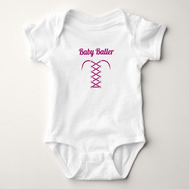 Baby Baller rosa Tshirt T Shirt (Framsida)
