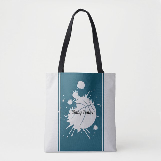 Baby Baller Tote Bag Tygkasse (Framsida)