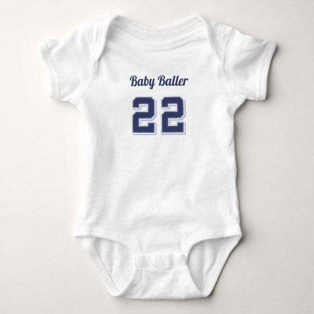 Baby Baller Tshirt T Shirt (Framsida)