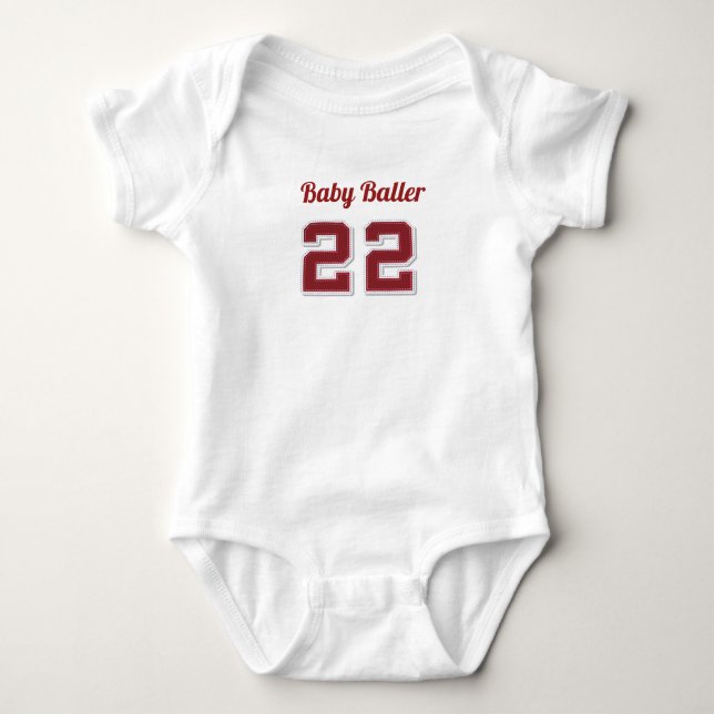 Baby Baller Tshirt T Shirt (Framsida)