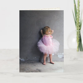 Baby Ballerina Välkomstkort Kort