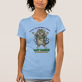 Baby Banzai Kat Throw Me Sumthin' Mardi Gras T Shirt