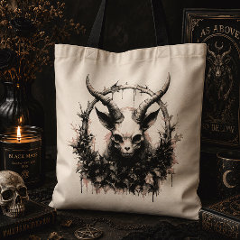 Baby Baphomet Ockult Botanisk Gotisk Tygkasse