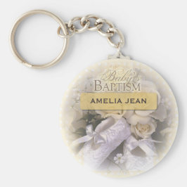 Baby Baptism Neutralt, Anpassningsbar, Personalize Nyckelring