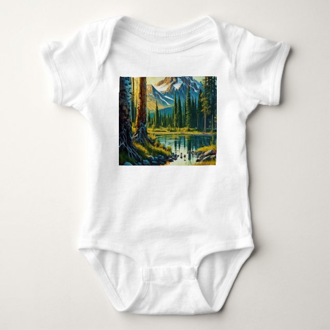 baby bära t shirt (Framsida)
