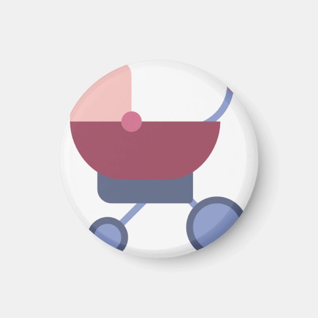 baby barnvagn magnet (Framsidan)