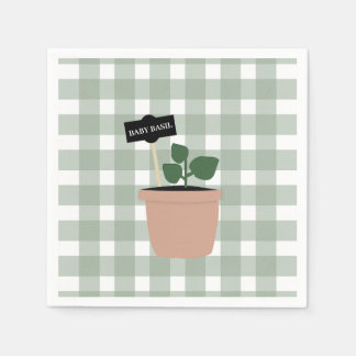 Baby Basil Napkins Pappersservett