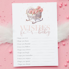 Baby Basket Önskemål för Baby Game Baby Shower