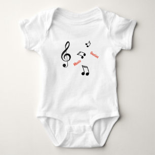 Baby/bästa småbarn för musiksnillemusik noter tee