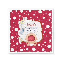 Baby Bawling Funny Baby Shower Pappra Napkins