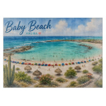Baby Beach Aruba Karibien Resa souvenir
