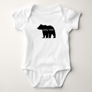 Baby Bear Black Bear Baby Bodykostdräkt T Shirt