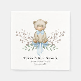 Baby Bear Blue Boy Wandan | Barnskötare Napkins Pappersservett