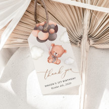 Baby Bear, Brown Balloons, första födelsedagen