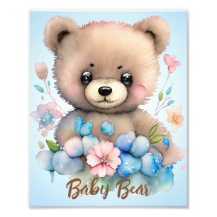 Baby Bear Fototryck